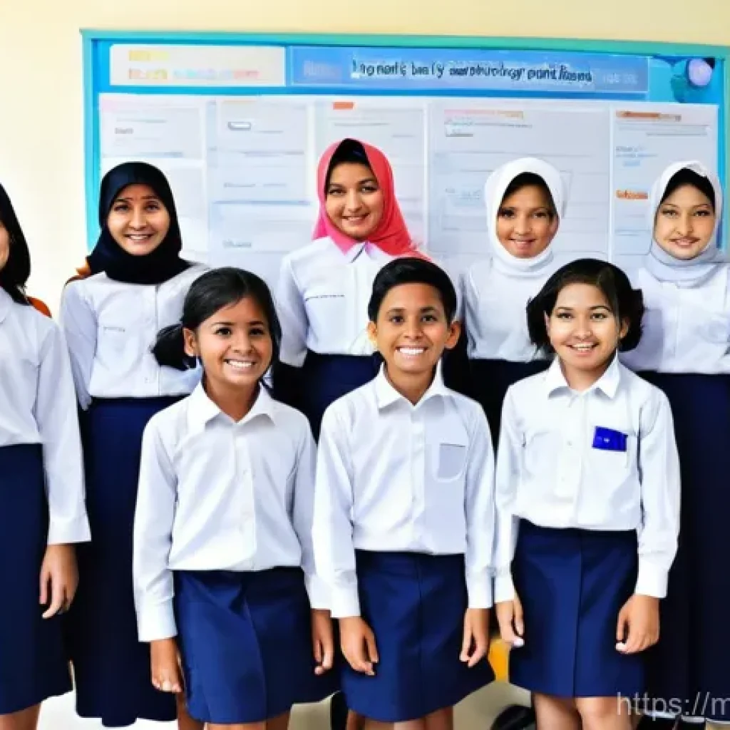 문해교육사와 필수 학습 관리 도구 - **A Malaysian Classroom Engaged in Digital Literacy**
    A bright, modern primary school classroom ...