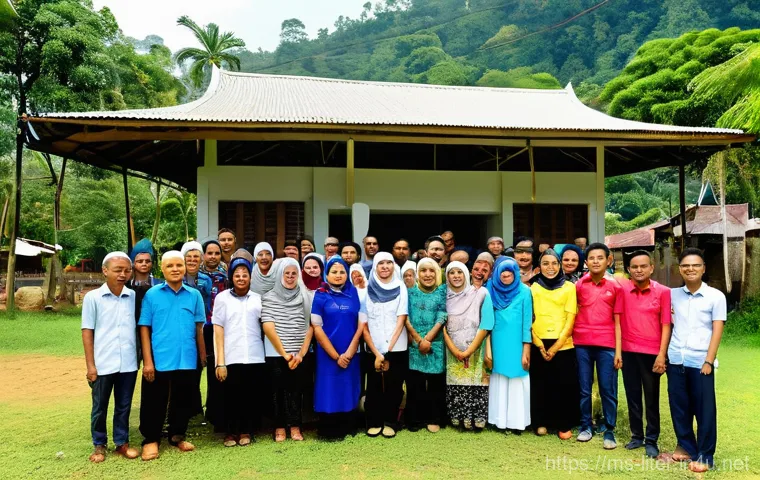 문해교육사와 교육 혁신 사례 - **Prompt:** An innovative Malaysian classroom bustling with activity. Two enthusiastic Malaysian tea...